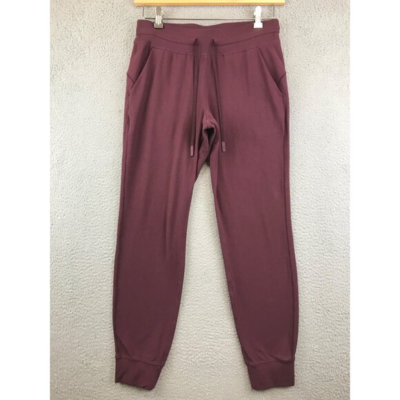 lululemon athletica Pants - Lululemon Scuba High Rise Jogger Size 8 maroon